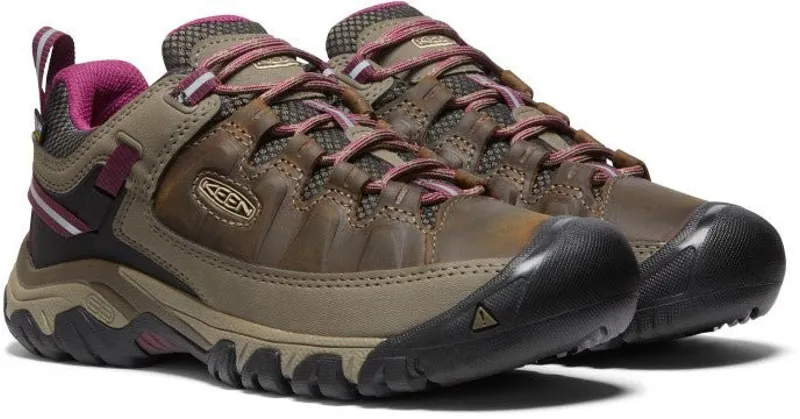 Keen Womens Targhee III Waterproof Shoes - Weiss-Boysenberry-2